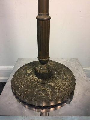 Miller Lamp Company Art Deco Bronze Floor Lamp with Pegasus Horses (6719817842845)