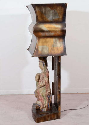 James Mont Art Deco Asian Figure Table Lamps (6719825838237)