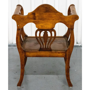 Renaissance Revival Fruitwood Open Armchair (6720040009885)