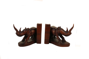 Pair of Rhino Bookends (6719754469533)