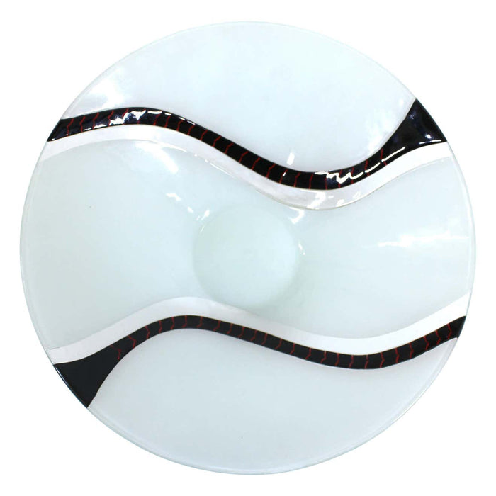 Richard Knopf Postmodern Glass Charger Plate