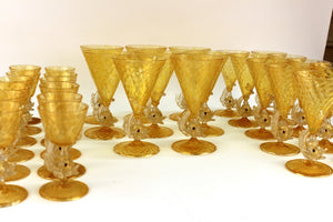 Salviati Glassware with Fish Motif set (6719823937693)