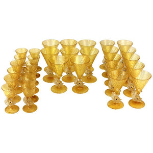 Salviati Glassware with Fish Motif  (6719823937693)