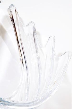 Pair of Seguso Abstract Sculptural Murano Glass Lamps (6719567659165)