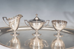 Tiffany & Co. Tea Set in Sterling Silver: Eight Pieces (6719681331357)
