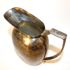 Silver Plated Pitcher with Alligator Pattern (6719719768221)