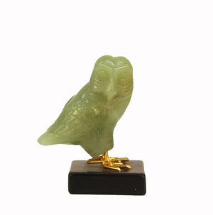 Soapstone Owl Figure (6719730417821)