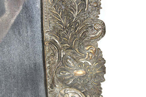 Spanish Colonial Baroque Repoussé Silver Ornate Mirror Frame (6719996297373)