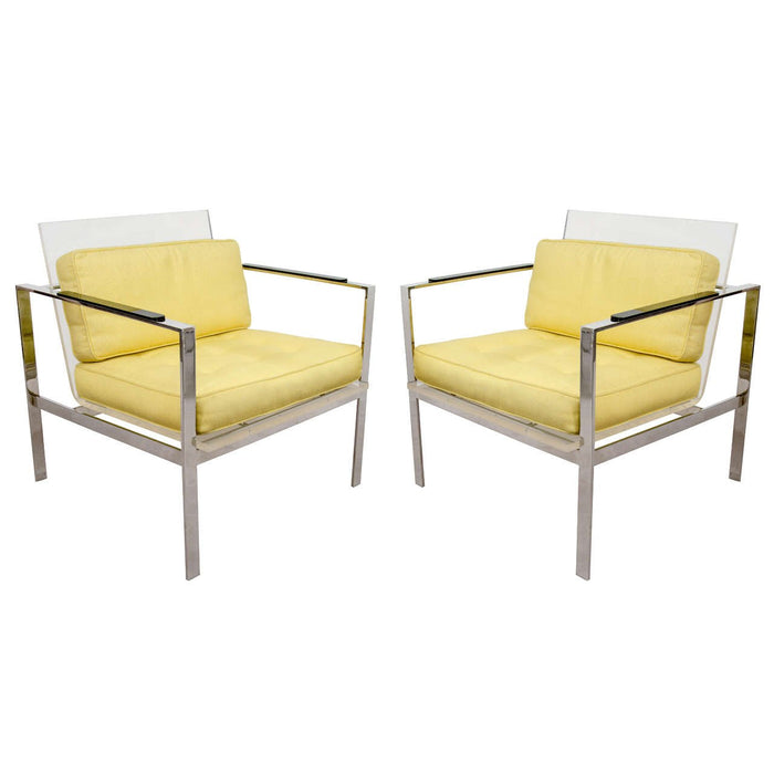 Laverne Lucite Modernist Chairs
