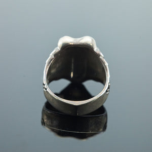 Stephen Webster Men's Ring with Japanese Warrior Design in Sterling Silver back  (6719882264733)