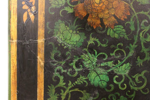 Stuart Travis Art Deco Painted Asian Style Folding Screen with Bird Scenery (6719882559645)