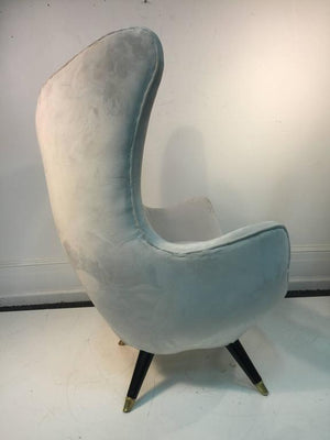 Carlo Mollino Style Italian Modern Sculptural Lounge Chairs (6719989121181)