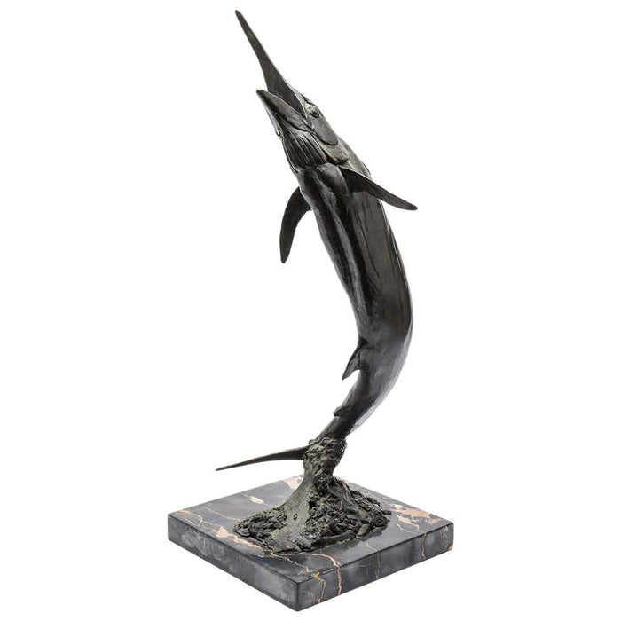Terry Owen Mathews Marlin Bronze Sculpture