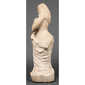 Todak Mid-Century Carved Stone Sculpture of a Woman (6720018219165)