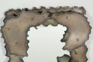 Brutalist Torch Cut Wall Mirror (6719565660317)