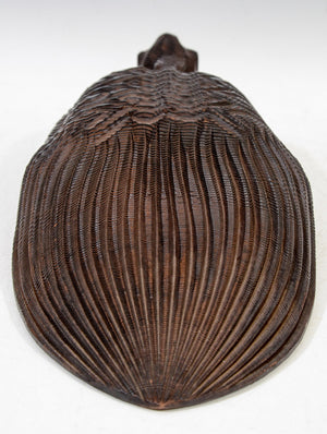 Meiji Period Okimono Turtle in Carved Boxwood (6719622185117)