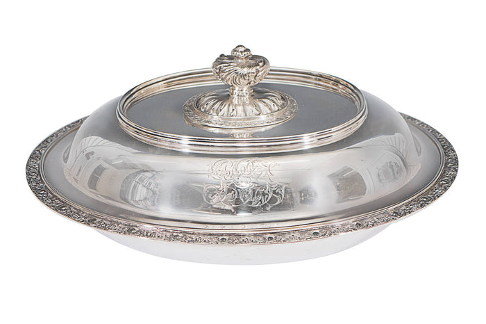 Pair of Sterling Covered Dishes by Tiffany & Co.