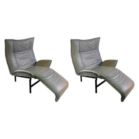Vico Magistretti for Cassina Italia Modern Veranda Lounge Chairs
