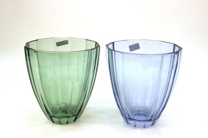 Villeroy & Boch Modern Style Glass Vases in Blue and Green back  (6719869223069)