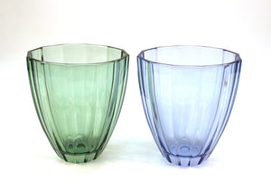 Villeroy & Boch Modern Style Glass Vases in Blue and Green side (6719869223069)