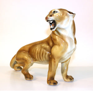 Vintage Composite Figure of a Lion (6719714099357)