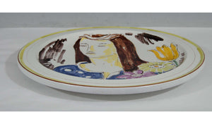 Wilhelm Kage for Gustavsberg Plate with Portrait of a Woman (6719714623645)