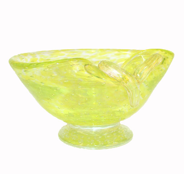 Yellow Murano Glass Bowl